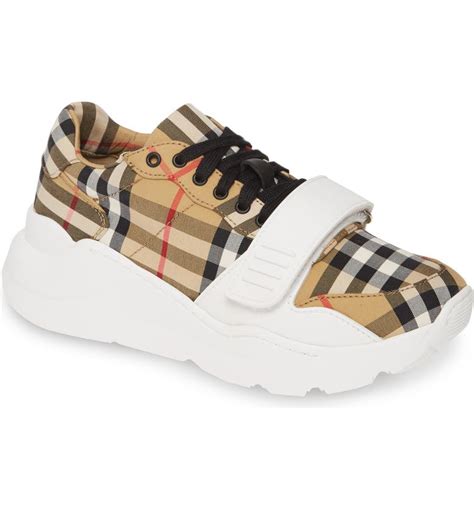 burberry regis sneakers womens|Burberry Regis Check Sneaker (Women) .